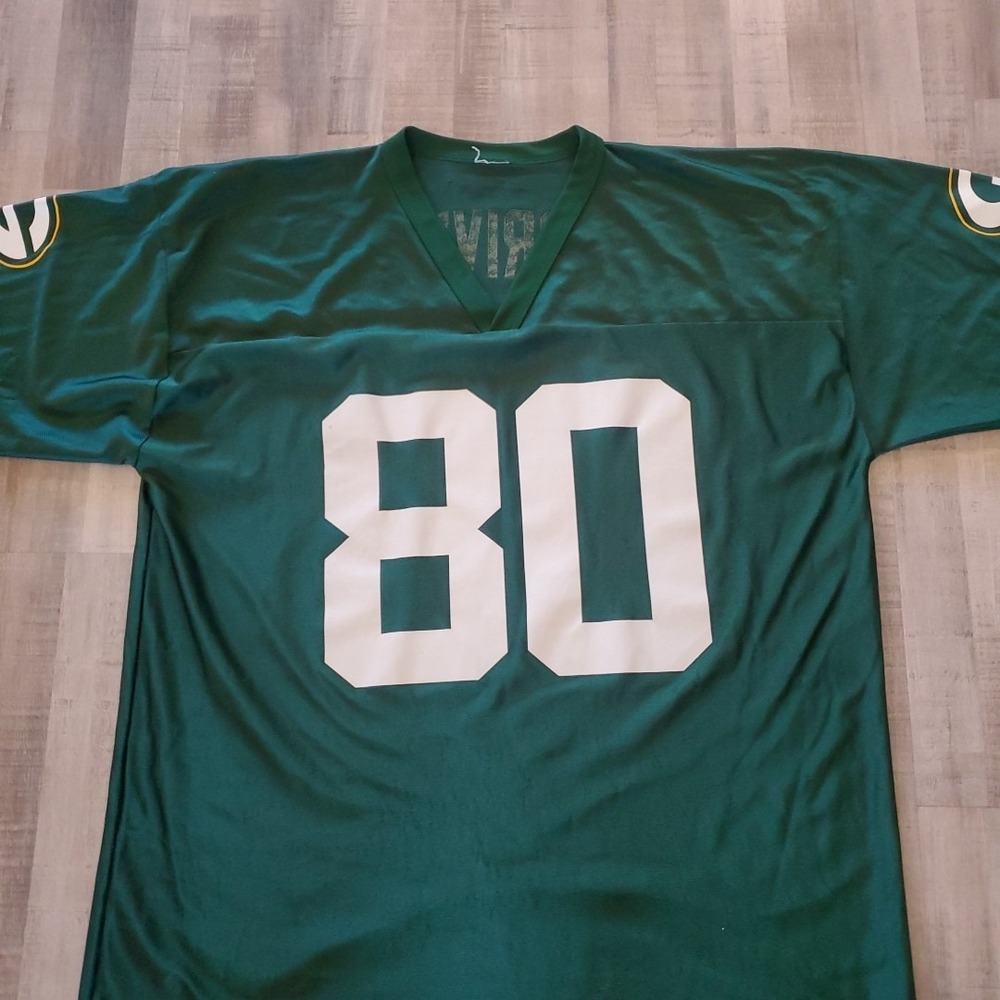 Green Bay Packers Jersey NFL #80 Donald Driver Size XL V neck - Picture 7 of 8